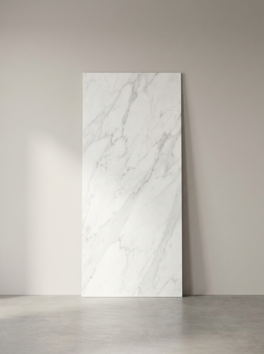 Plaque PVC Marbre Blanc 260×120 cm — vue produit