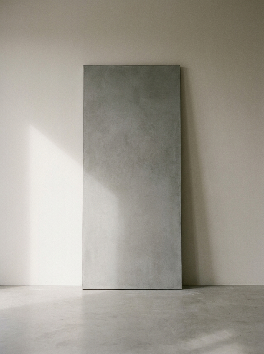 Plaque PVC Béton Gris 260×120 cm — vue produit