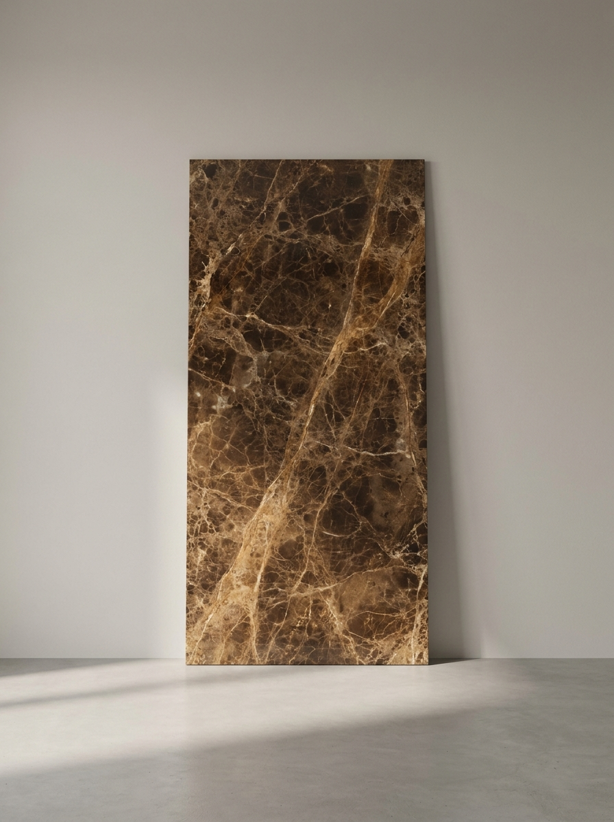 Plaque PVC Brun Emperador 260×120 cm — vue produit