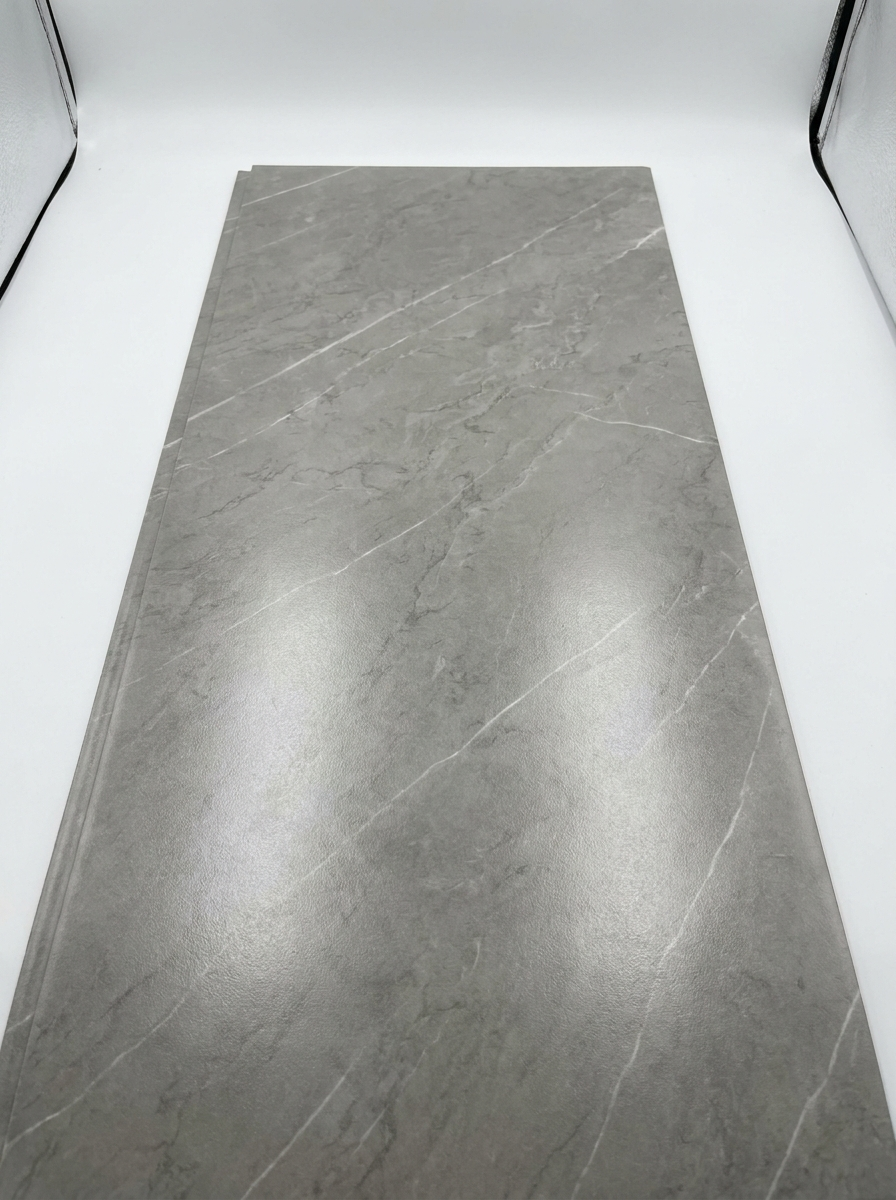 Panneau PVC effet marbre gris