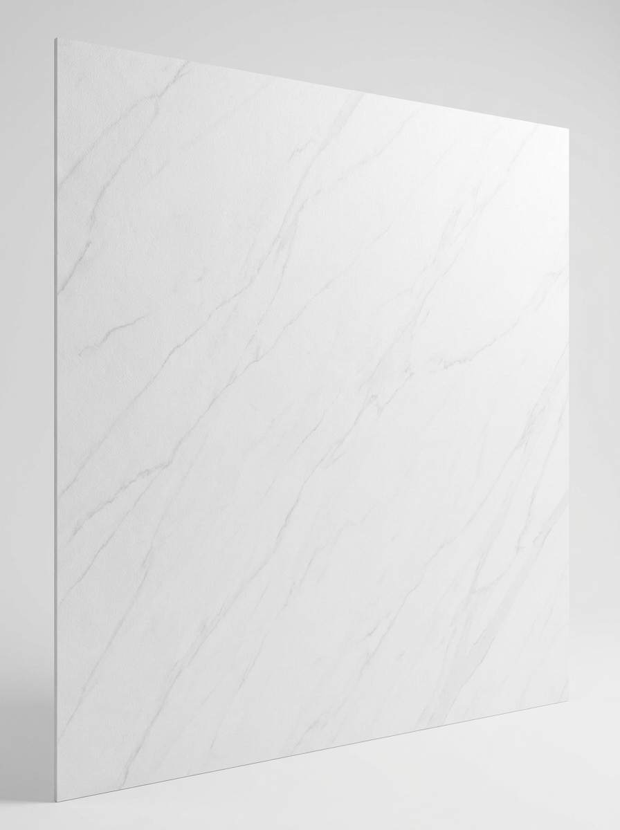 Panneau SPC marbre blanc mat