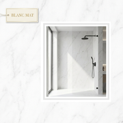 Panneau SPC Blanc Mat — ambiance douche