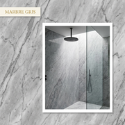 Panneau PVC Marbre Gris — ambiance douche