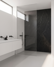 Panneau PVC Ardoise Noire en salle de bain