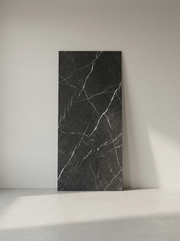 Plaque PVC Charbon Veiné Blanc 260×120 cm — vue produit